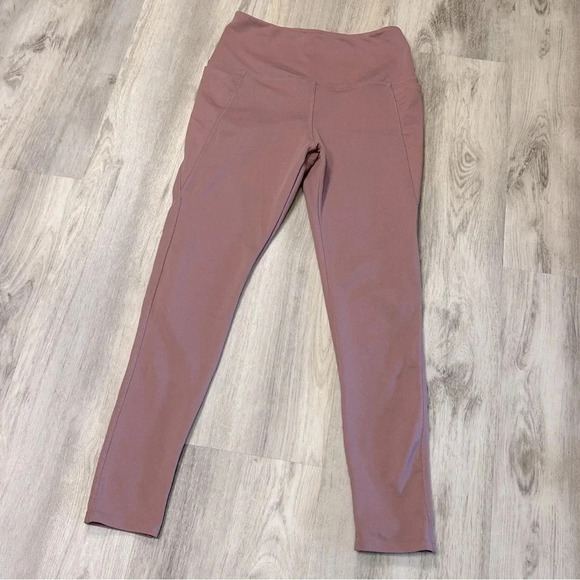 Women’s Danskin Double Side Pocket Performance Leggings / Mauve / Size Small - Picture 1 of 5